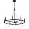 Quoizel Brigitta Chandelier 8 Lights Matte Black BGA5030MBK - alternate 4
